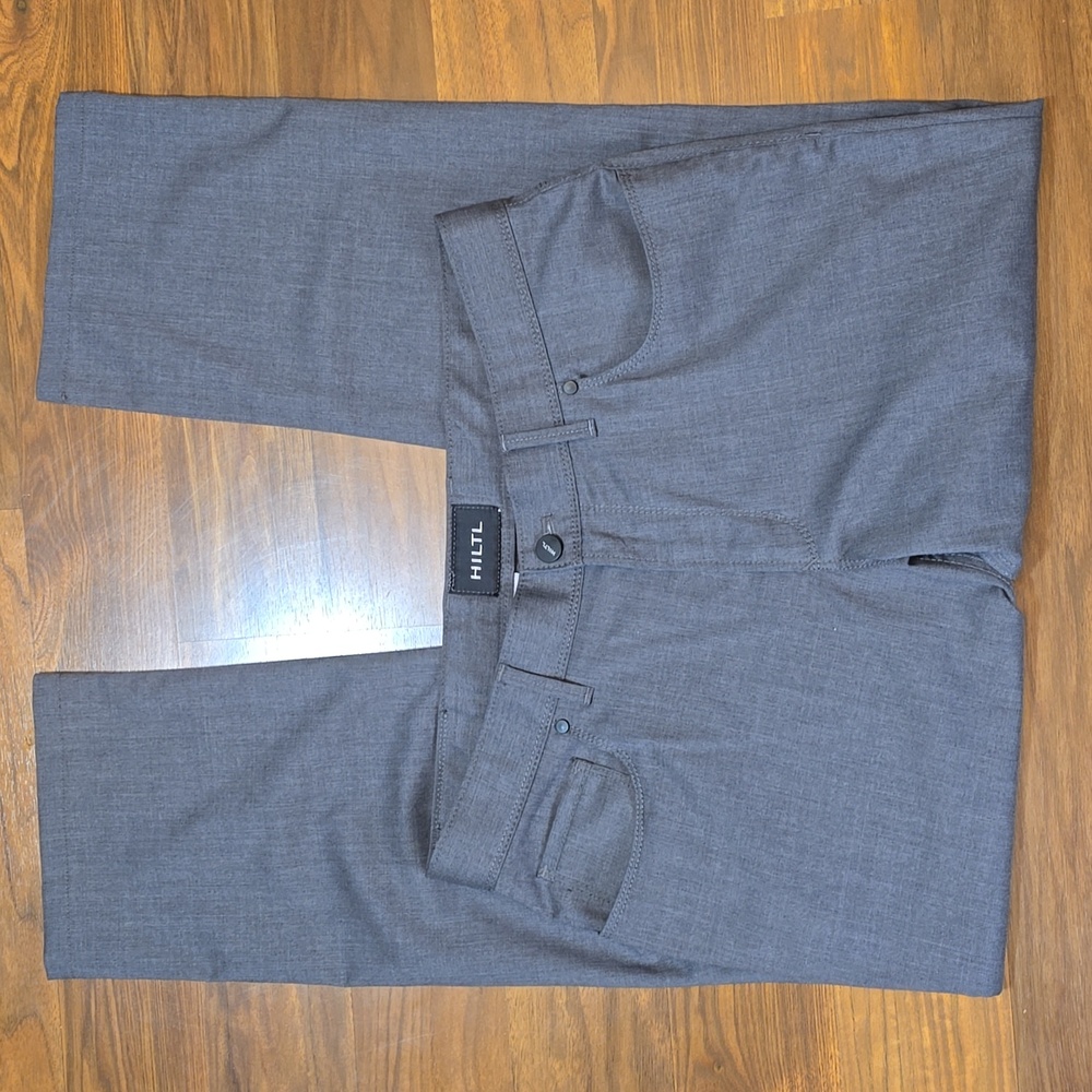 HILTL Kent 95 6 Pocket Gray Pants 34x29